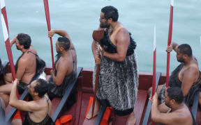Participants prepare for Auckland's Tamaki Herenga Waka Festival.