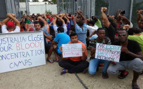 Manus Island protest