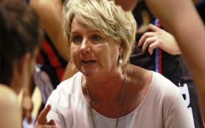 The Tactix netball coach Sue Hawkins.