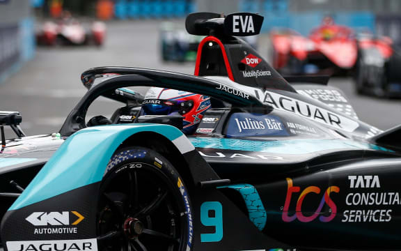 Michi Evans, piloto de Fórmula E de Jaguar