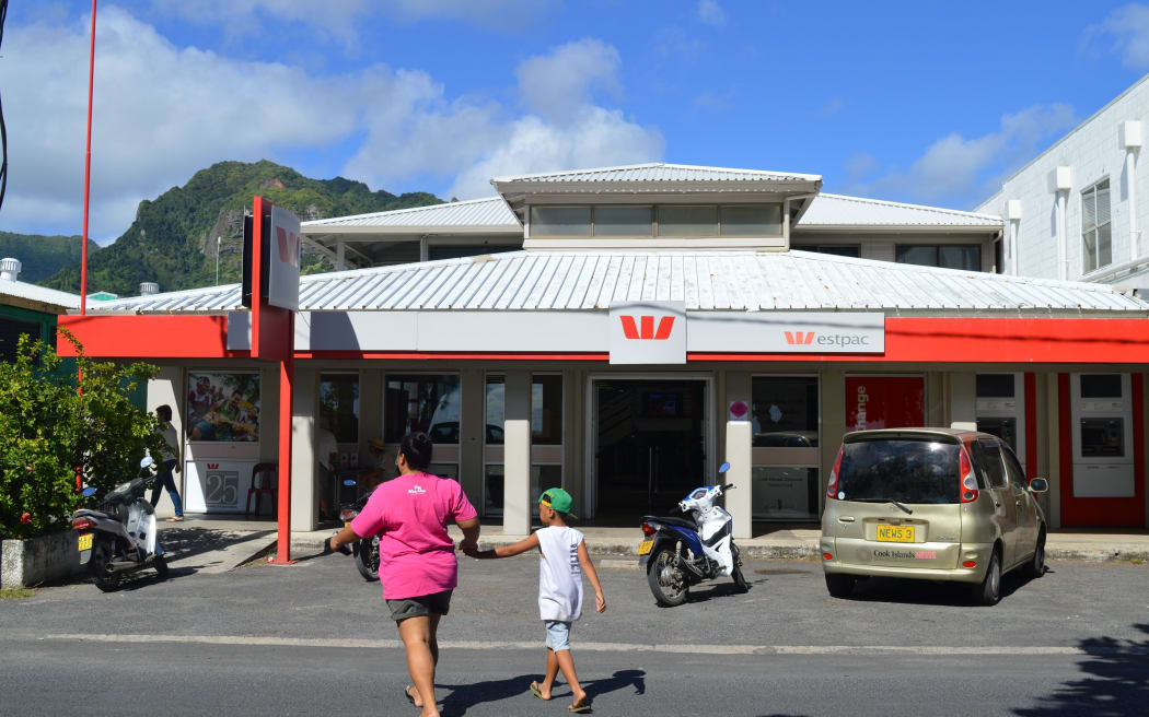 A Westpac branch in Rarotonga, Cook Islands