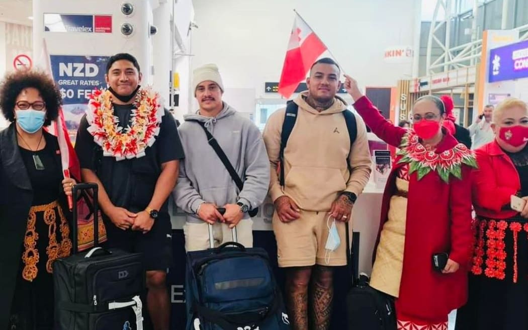 Mate Ma'a Tonga players have arrived in New Zealand