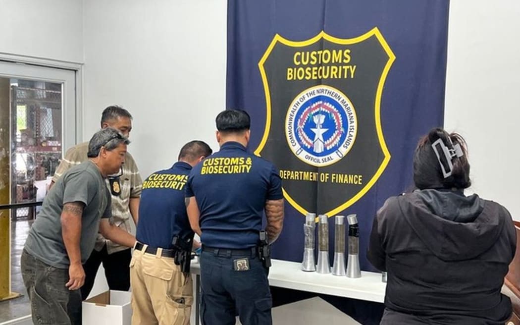 CNMI customs intercept glitter lava lamps containing liquid methamphetamine