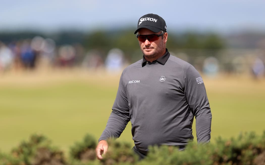 New Zealand golfer Ryan Fox at the 2022 Open Championship at St Andrews.