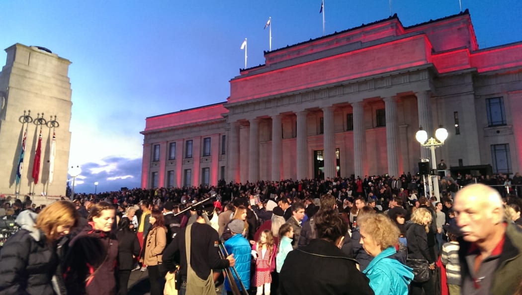 After the Dawn Service in Auckland.
