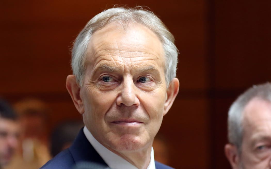 Former British prime minster Tony Blair.
