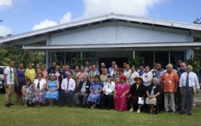 Delegates at Vagahau Niue Conference April 2017.