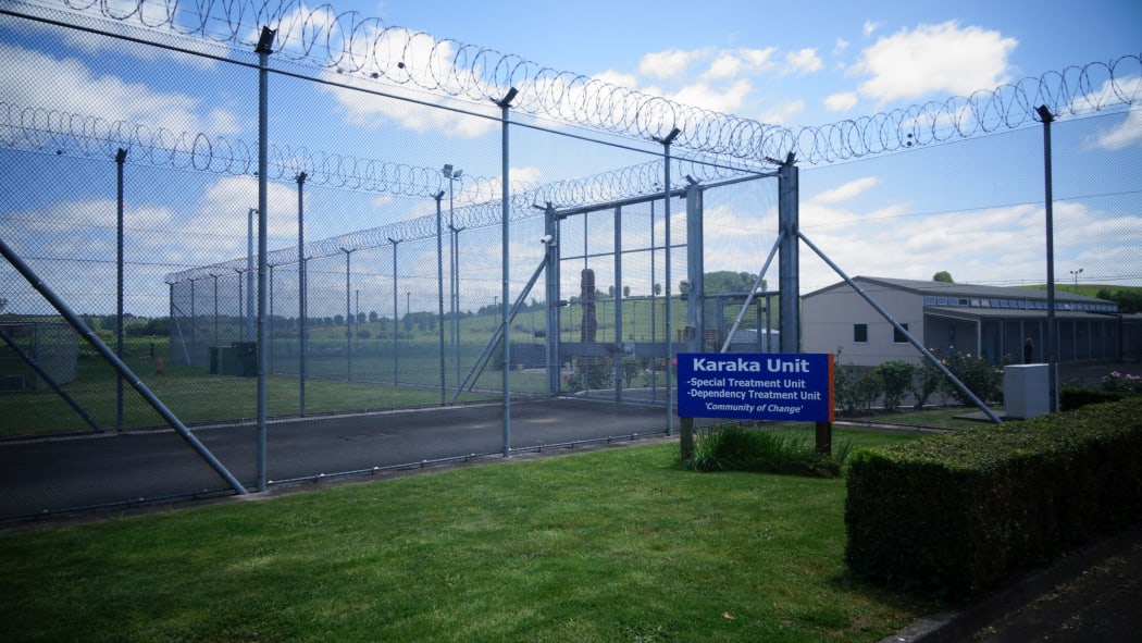 Outside the Karakia unit at Waikeria prison.