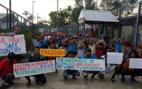 The 94th day of protest in the Manus Island detention centre.