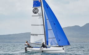 NZ sailors miss the podium at Olympic venue