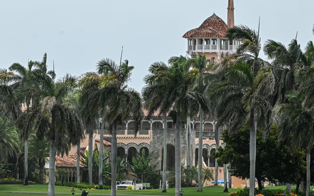 Eski ABD Başkanı Donald Trump'ın 9 Ağustos 2022'de Florida, Palm Beach'teki Mar-A-Lago'daki konutu.