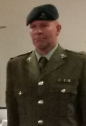 Glen Edward Roberts at a court martial at Linton Military Camp on Monday 4 July.