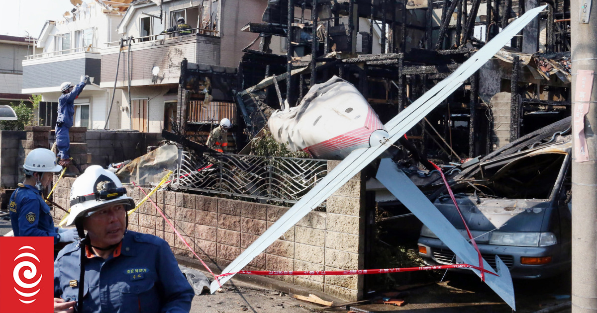Three killed after Tokyo plane crash RNZ News
