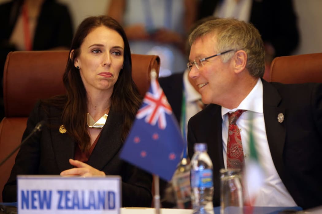 Prime Minister Jacinda Ardern and Trade Minister David Parker.