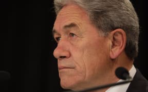 Winston Peters following a Cabinet meeting on gun law reform, 18 March.