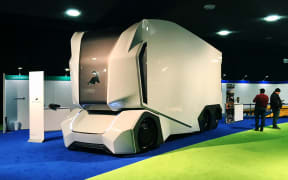 The Einride T-pod autonomous concept truck.