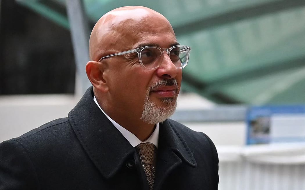 Britain's Minister without Portfolio and Conservative party chairperson Nadhim Zahawi arrives at the party head office in London on 24 January 2023.