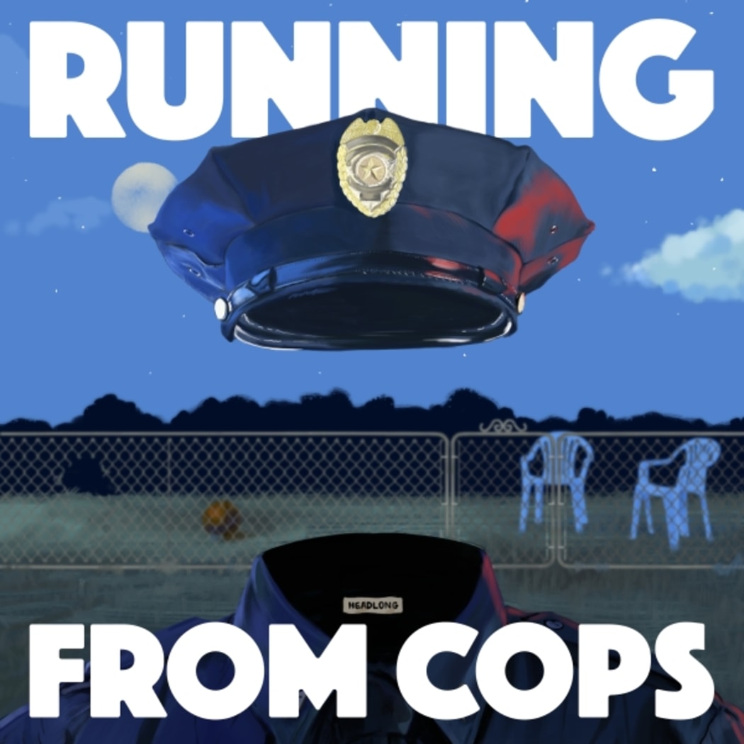 Running from COPS logo