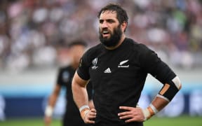 All Blacks lock Sam Whitelock at the Rugby World Cup.