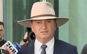 Barnaby Joyce addresses media ahead of his personal leave.