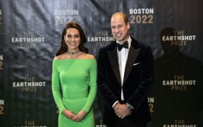Britain's Prince William, Prince of Wales, and Catherine, Princess of Wales, arrive for the Earthshot Prize awards at the MGM Music Hall in Boston, Massachusetts on 2 December, 2022.