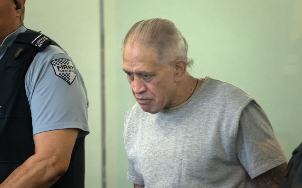 Malcolm Rewa appearing in the Auckland High Court for sentencing. 26 March 2019.