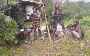 West Papua Liberation Army fighters.