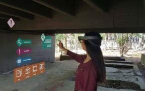 HoloLens building inspection app