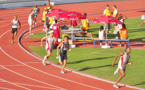 2011 Pacific Games: Athletics track event at Stade Numa Daly in Noumea, New Caledonia.