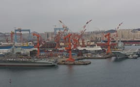 The Dalian port in northern China.