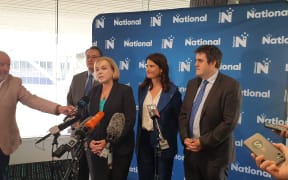 National Party leader Judith Collins at her state of the nation speech.