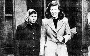 Pauline Parker and Juliet Hulme, 1954.