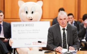 Speaker Trevor Mallard being questioned at a Select Committee on 16 December, 2020.