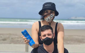 Gisborne people are the faces of a campaign to "mask top and bottom" against sexually transmitted infections and Covid-19.