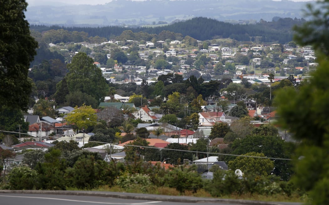 Looking out to a view of houses in Northland. Property owners are due to pay $90 million in rates on Monday.