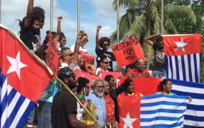 A public march in Vanuatu's capital delivered a petition to the Melanesian Spearhead Group secretariat calling for full membership for West Papua.