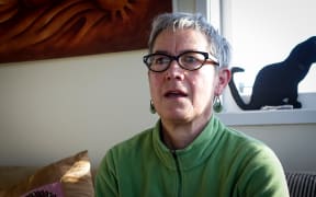 Professor Jane Kelsey at her home