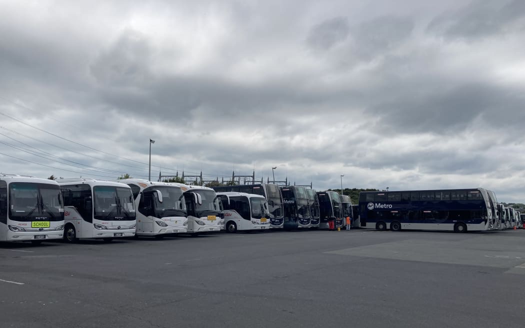 Howick & Eastern Buses' depot on Ti Rakau Drive in the Auckland suburb of Tāmaki.