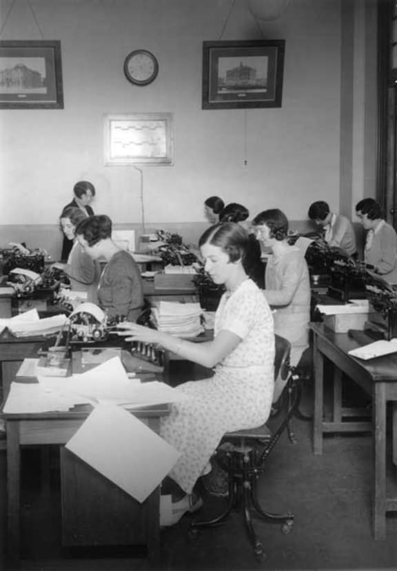 An army of office workers arose during the 20th century to administer a complex economy increasingly based on communications.
