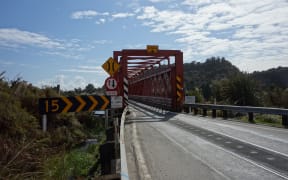 The incomplete cycle trail section runs between the Taramakau Bridge to Ross.