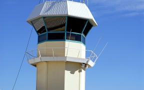 Traffic control tower at Noumea's Magenta airport.