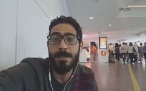 Syrian refugee Hassan Kontar has been living at Kuala Lumpur Airport for almost two months because he can't go home and no other country will let him in.