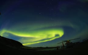 - BEIJING, March 5, 2017 (Xinhua) -- Photo taken on March 2, 2017 shows aurora australis in the sky over the Zhongshan Antarctic Station, a Chinese scientific research base in Antarctica.