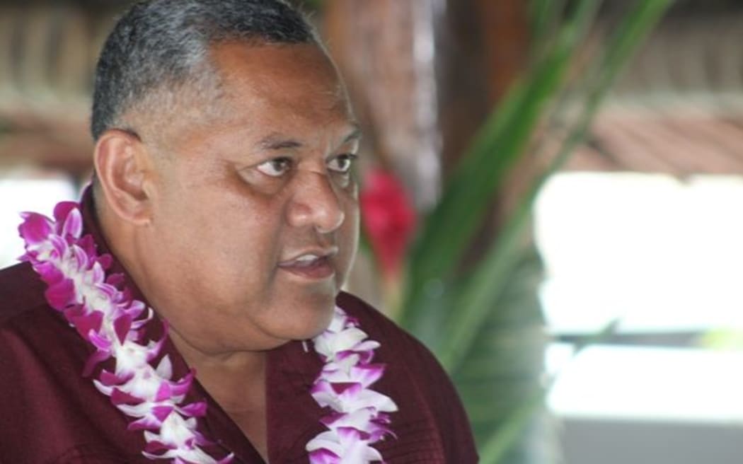 American Samoa's Lt Governor Lemanu Peleti Mauga at the Pago Pago launch of Talofa Airways