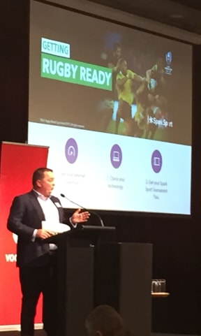 Spark's sports chief David Chalmers.