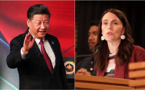 President Li Jinping and PM Jacinda Ardern