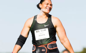 Dame Valerie Adams at the Potts Classic in Hastings.