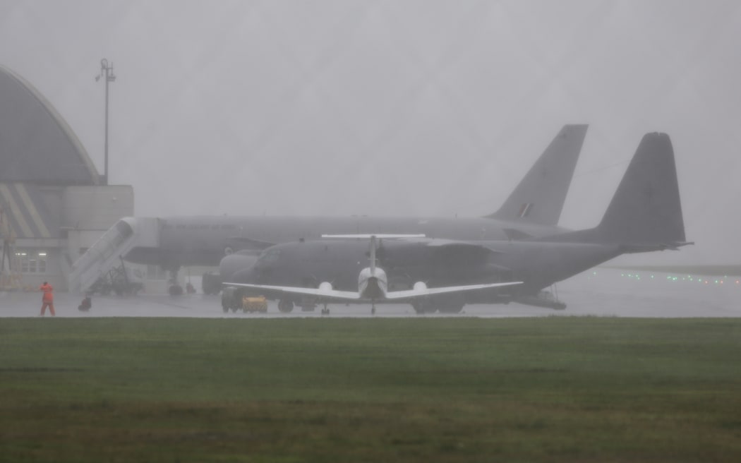 The plane landed safely at RNZAF's base in Whenuapai.