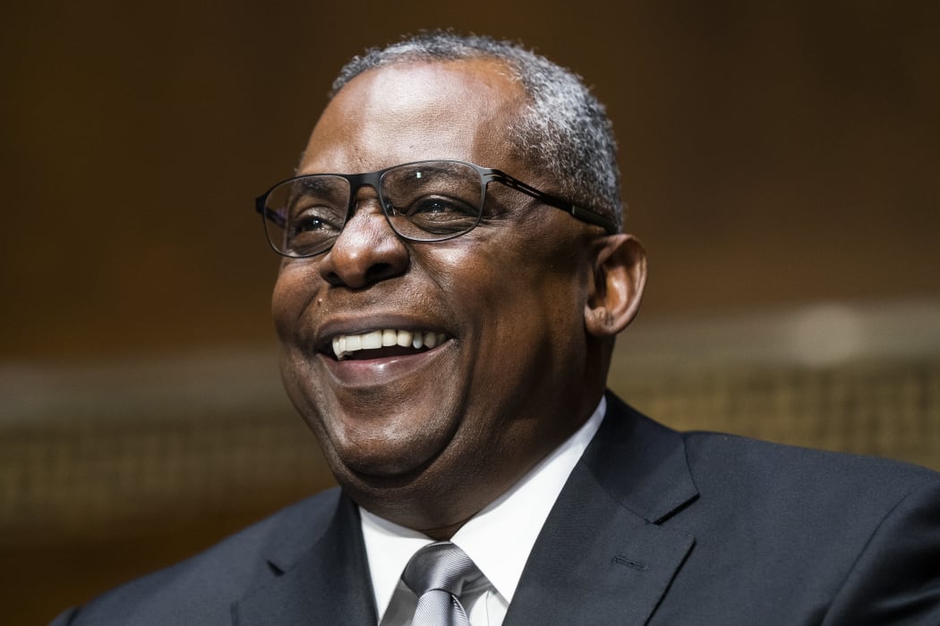 Retired US Army General Lloyd Austin testifies before the Senate Armed Services Committee during his conformation hearing to be the next Secretary of Defense on January 19, 2021.