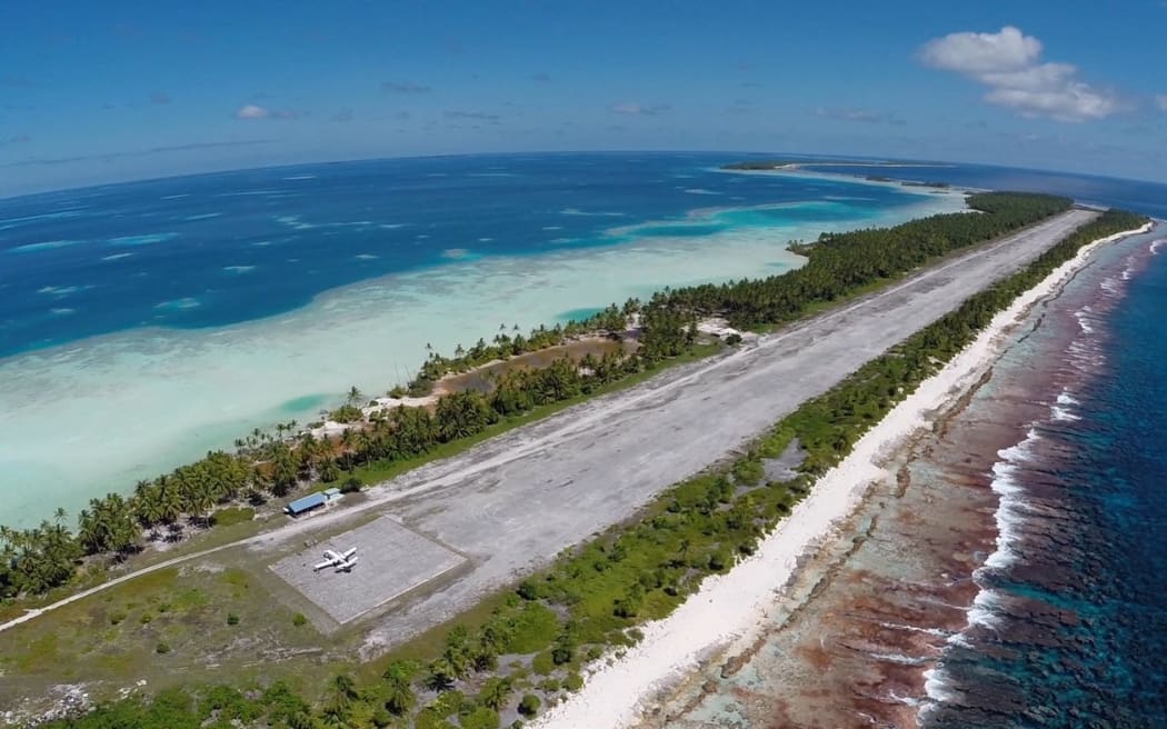 Tongareva Airstrip on the island of Tongareva in the northern Cook Islands.